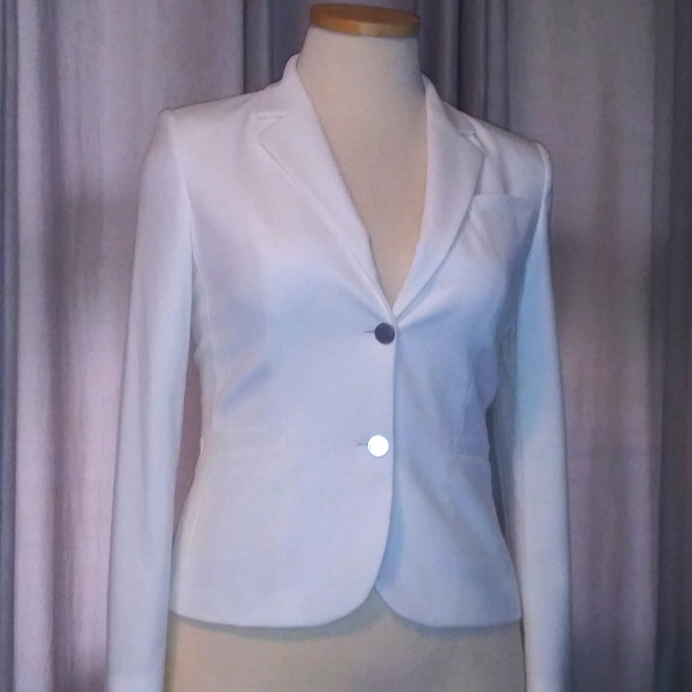White Calvin Klein Blazer
